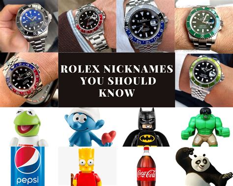 rolex nicknames 2020